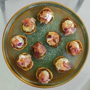 Figo Turco com Chantilly de Limão Siciliano e Parma